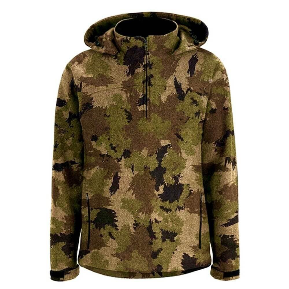 Hedlund Alta Ultralight Silent Forest Merino Camo Lodenhoodie