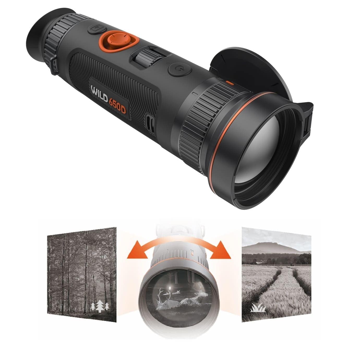 ThermTec WILD 650D 25mm 50mm Linse 640x512 Waermebild NETD 18mK 06