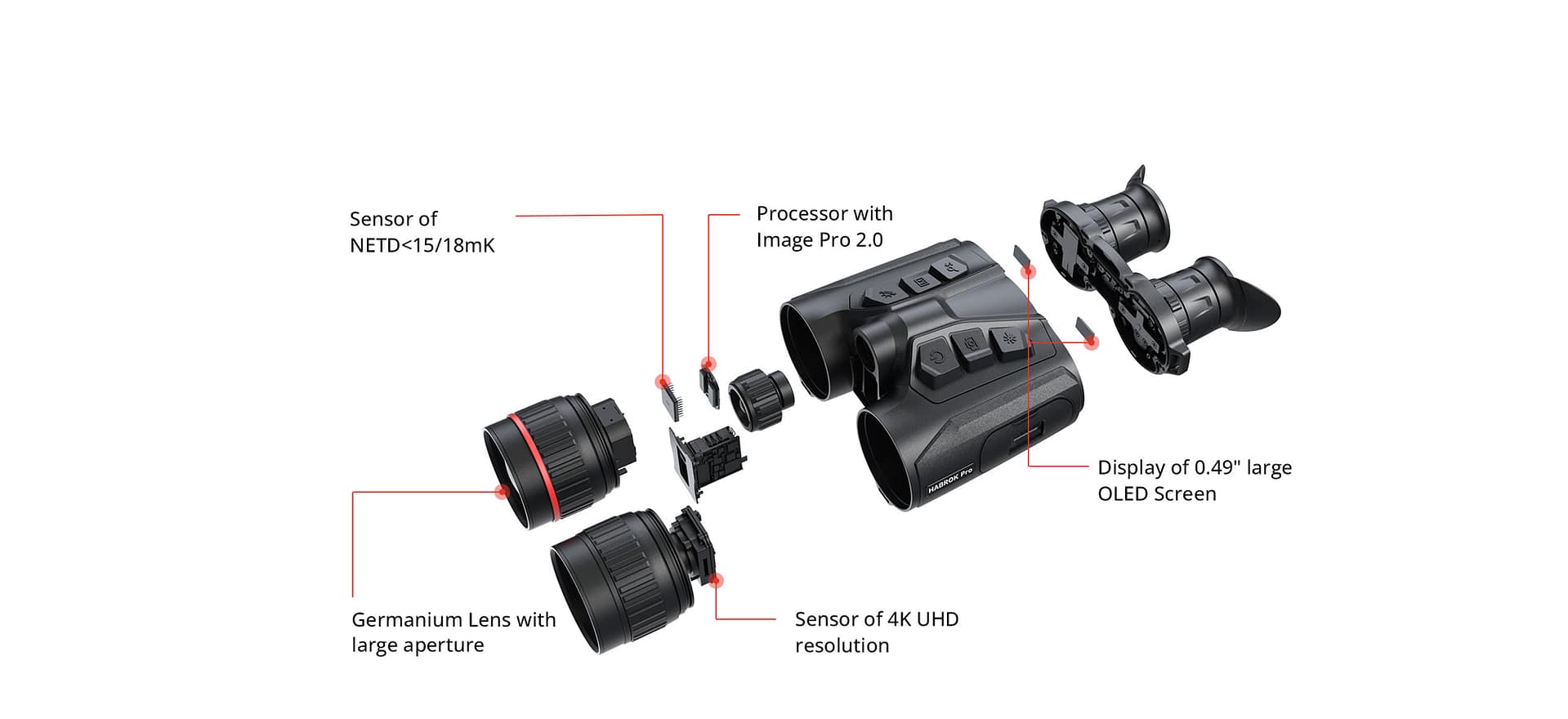 HIKMICRO Thermal Binocular HABROK Pro Vivid Thermal Image 05 PC